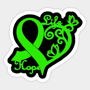 Heart awareness ribbon Sticker